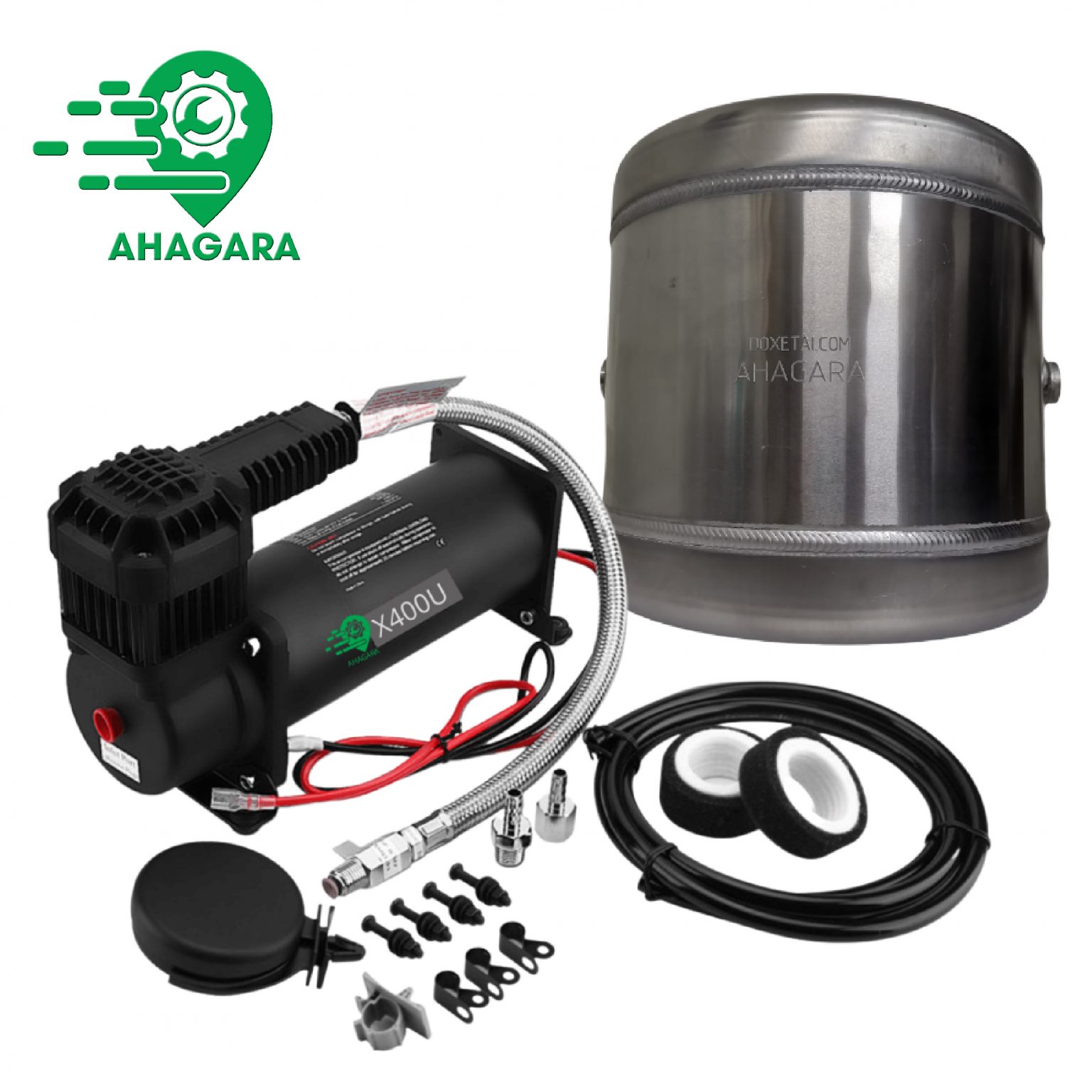 Combo máy nén khi X400u và bình nhôm 16lit