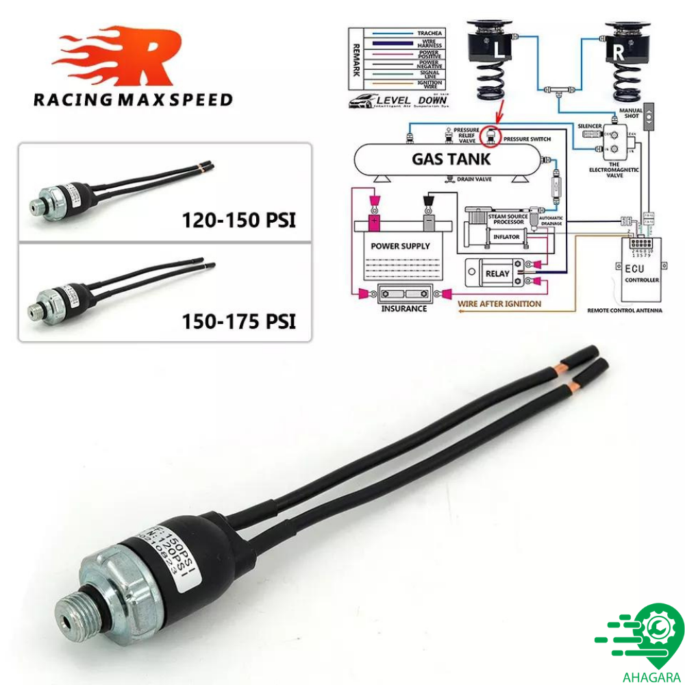 Rơ le áp suất khí nén cho hệ thống điều khiển bóng hơi