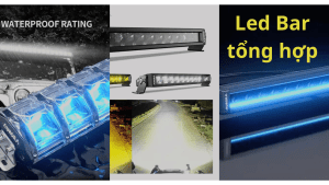 den led bar gan noc xe ban tai